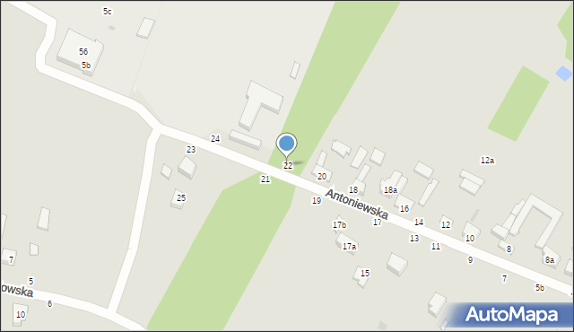 Zgierz, Antoniewska, 22, mapa Zgierz