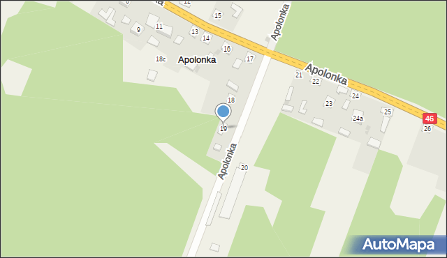 Apolonka, Apolonka, 19, mapa Apolonka