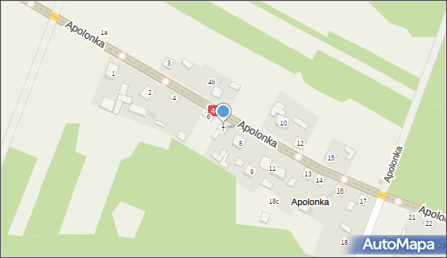 Apolonka, Apolonka, 7, mapa Apolonka