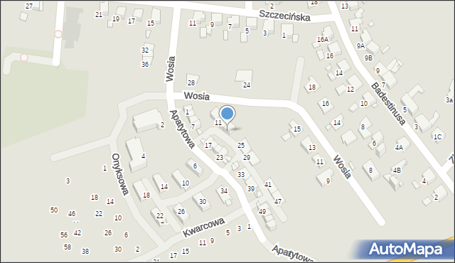 Zabrze, Apatytowa, 15, mapa Zabrza