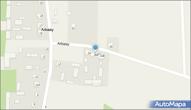 Arbasy, Arbasy, 34A, mapa Arbasy