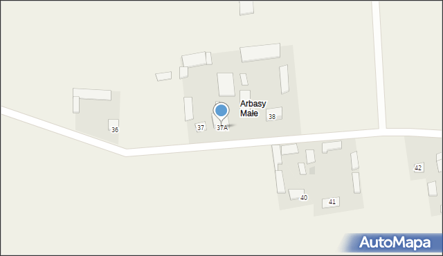Arbasy, Arbasy, 37A, mapa Arbasy