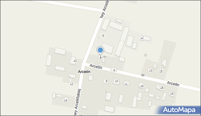Arcelin, Arcelin, 6, mapa Arcelin