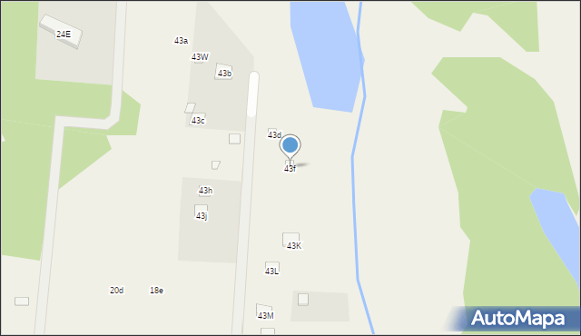 Arciechów, Arciechów, 43f, mapa Arciechów