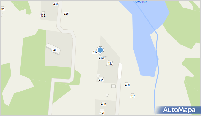 Arciechów, Arciechów, 43W, mapa Arciechów