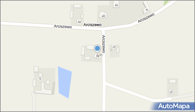 Arciszewo, Arciszewo, 3a, mapa Arciszewo