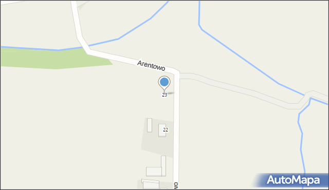 Arentowo, Arentowo, 23, mapa Arentowo
