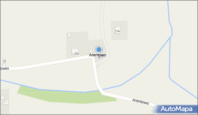 Arentowo, Arentowo, 26, mapa Arentowo