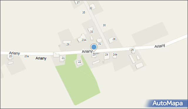 Ariany, Ariany, 23, mapa Ariany