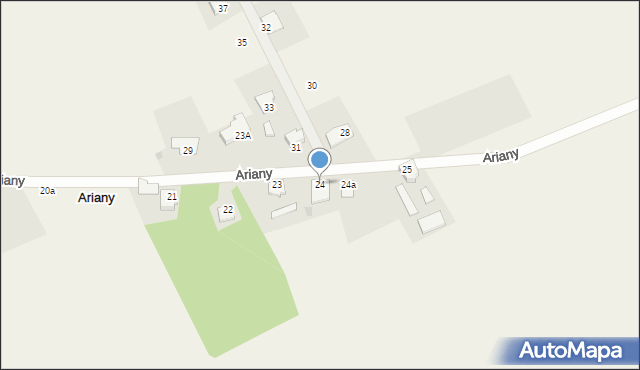 Ariany, Ariany, 24, mapa Ariany