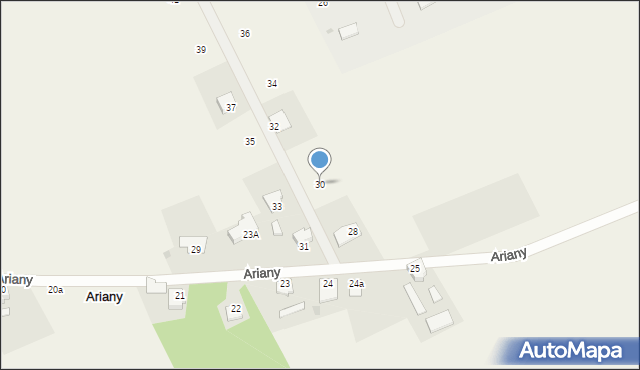 Ariany, Ariany, 30, mapa Ariany