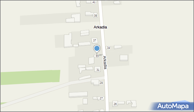 Arkadia, Arkadia, 33, mapa Arkadia
