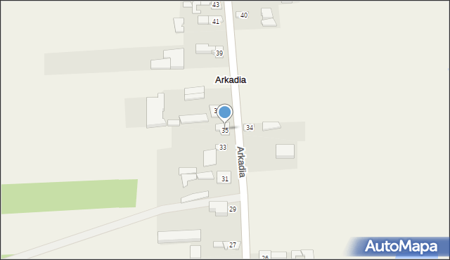 Arkadia, Arkadia, 35, mapa Arkadia