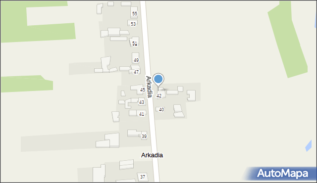 Arkadia, Arkadia, 42A, mapa Arkadia