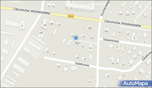 Augustów, Arnikowa, 59, mapa Augustów