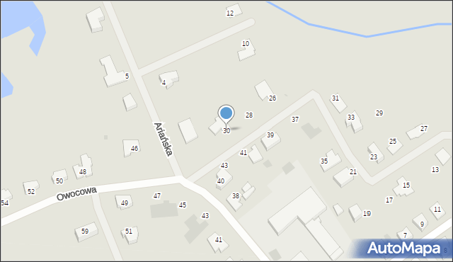 Gorzów Wielkopolski, Arciszewskiego Krzysztofa, 30, mapa Gorzów Wielkopolski