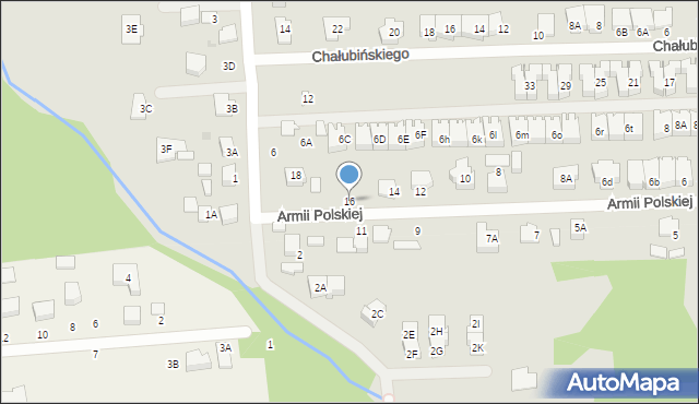 Grodzisk Mazowiecki, Armii Polskiej, 16, mapa Grodzisk Mazowiecki
