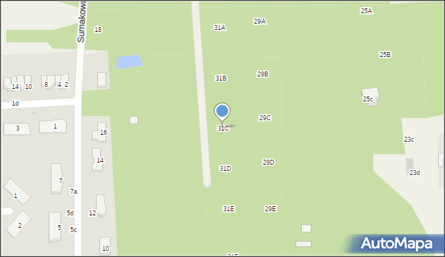 Janinów, Argentyńska, 31C, mapa Janinów