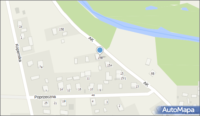 Jastkowice, Armii Krajowej, 15B, mapa Jastkowice