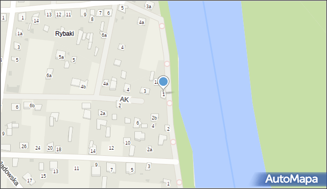 Kamieńczyk, Armii Krajowej, 1, mapa Kamieńczyk