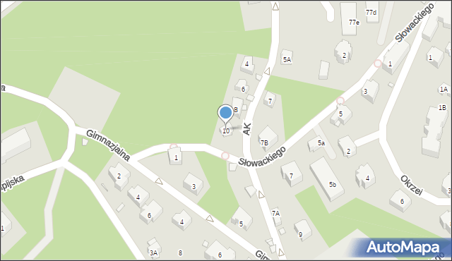 Karpacz, Armii Krajowej, 10, mapa Karpacz