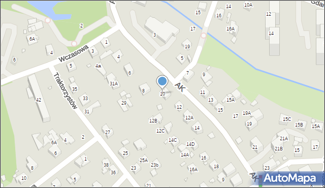 Katowice, Armii Krajowej, 10, mapa Katowic
