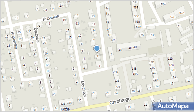 Kędzierzyn-Koźle, Archimedesa, 3, mapa Kędzierzyna-Koźle