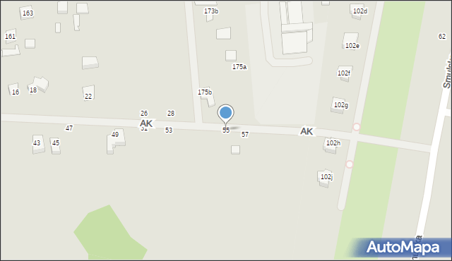 Konstantynów Łódzki, Armii Krajowej, 55, mapa Konstantynów Łódzki
