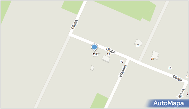 Maków Mazowiecki, Armii Krajowej, 73A, mapa Maków Mazowiecki