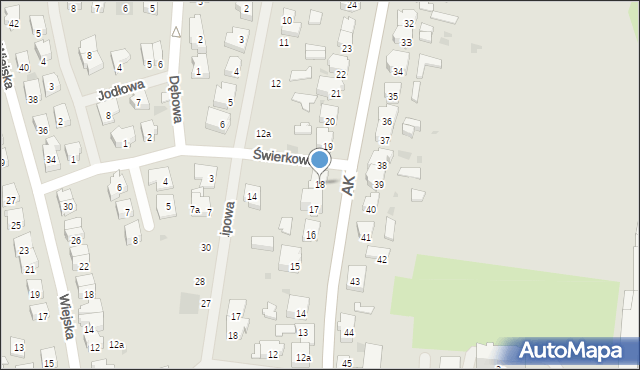 Nowogard, Armii Krajowej, 18, mapa Nowogard