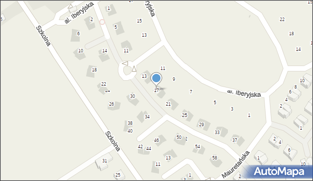 Pogórze, Aragońska, 17, mapa Pogórze