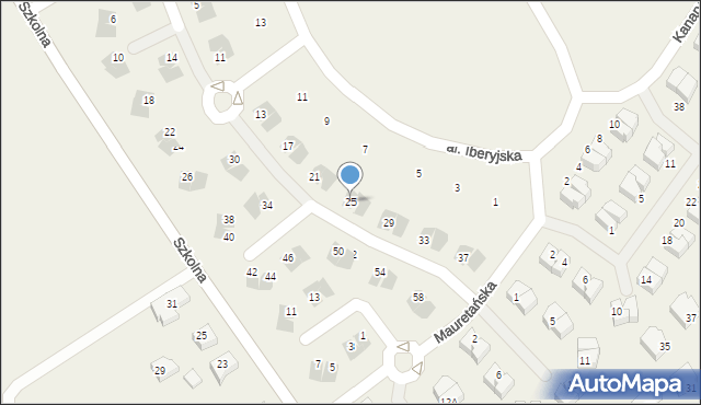 Pogórze, Aragońska, 25, mapa Pogórze