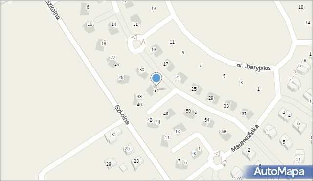 Pogórze, Aragońska, 34, mapa Pogórze