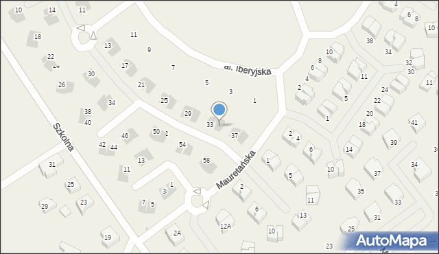 Pogórze, Aragońska, 35, mapa Pogórze