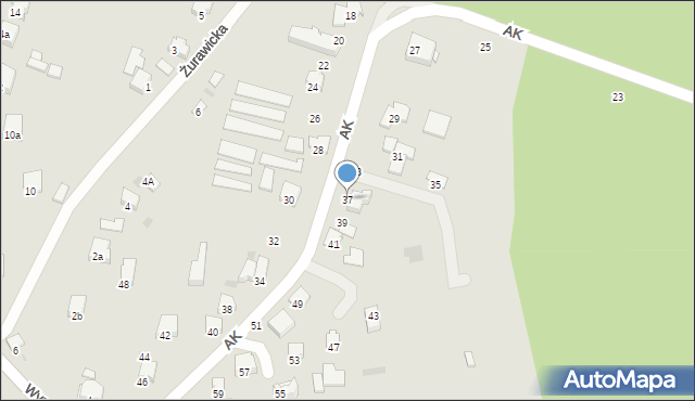 Przemyśl, Armii Krajowej, 37, mapa Przemyśla