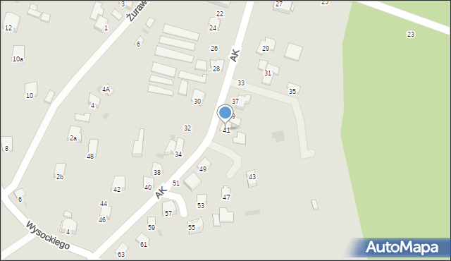 Przemyśl, Armii Krajowej, 41, mapa Przemyśla