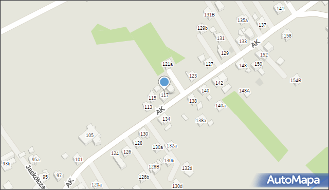 Pszów, Armii Krajowej, 117, mapa Pszów