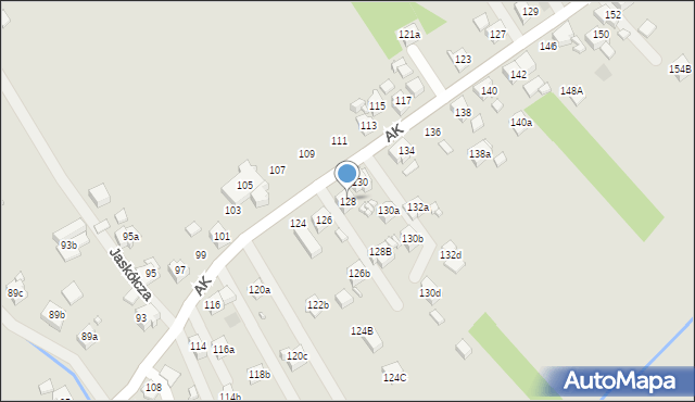 Pszów, Armii Krajowej, 128, mapa Pszów