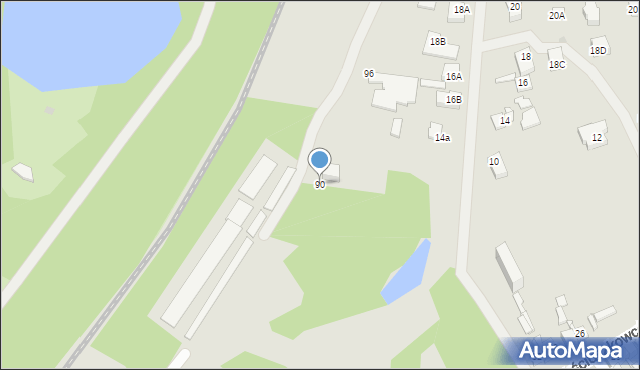 Sosnowiec, Armii Krajowej, 90, mapa Sosnowca