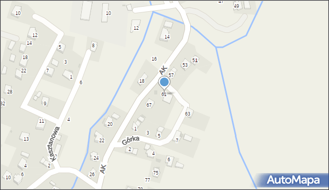 Targowiska, Armii Krajowej, 61, mapa Targowiska