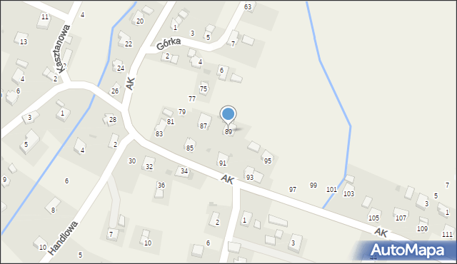 Targowiska, Armii Krajowej, 89, mapa Targowiska