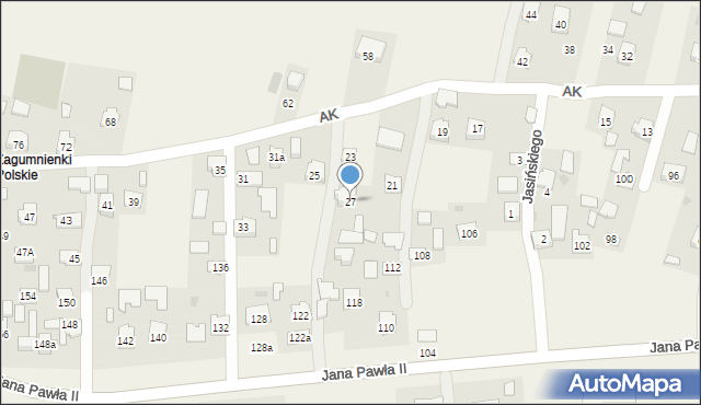 Żurawica, Armii Krajowej, 27, mapa Żurawica