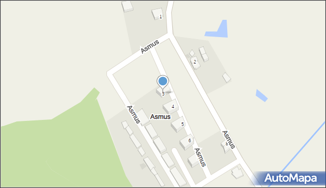 Asmus, Asmus, 3, mapa Asmus