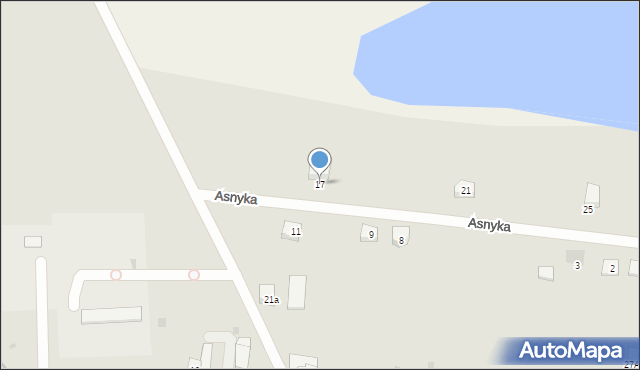 Dobiegniew, Asnyka Adama, 17, mapa Dobiegniew