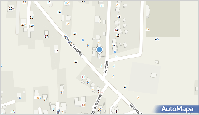 Marklowice, Astrów, 3, mapa Marklowice