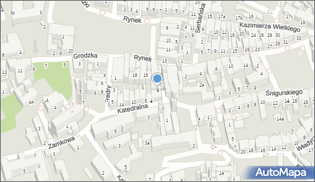 Przemyśl, Asnyka Adama, 4, mapa Przemyśla