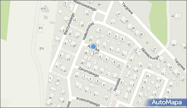 Tuliszków, Asnyka Adama, 2, mapa Tuliszków