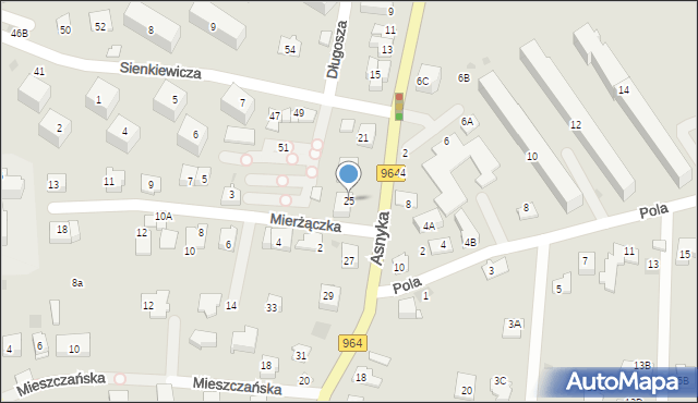 Wieliczka, Asnyka Adama, 25, mapa Wieliczka
