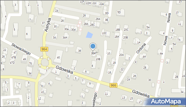 Wieliczka, Asnyka Adama, 36A, mapa Wieliczka