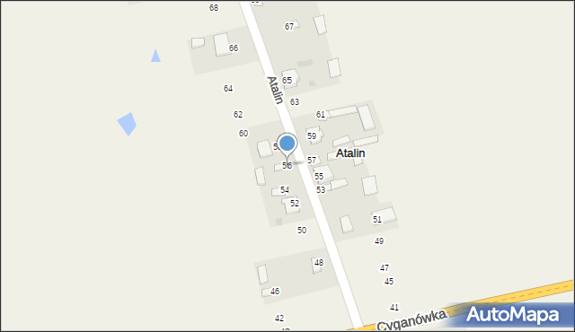 Atalin, Atalin, 56, mapa Atalin